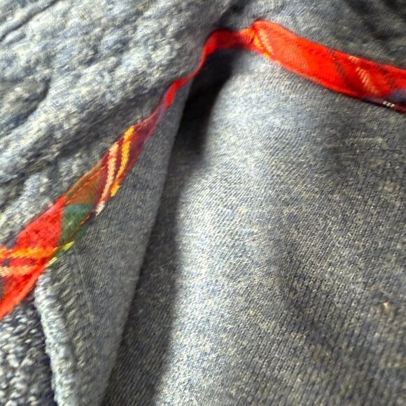 VINEYARD VINES- Size Small, Plaid Trim, 1/4 Zip Sweatshirt - Picture 7 of 10